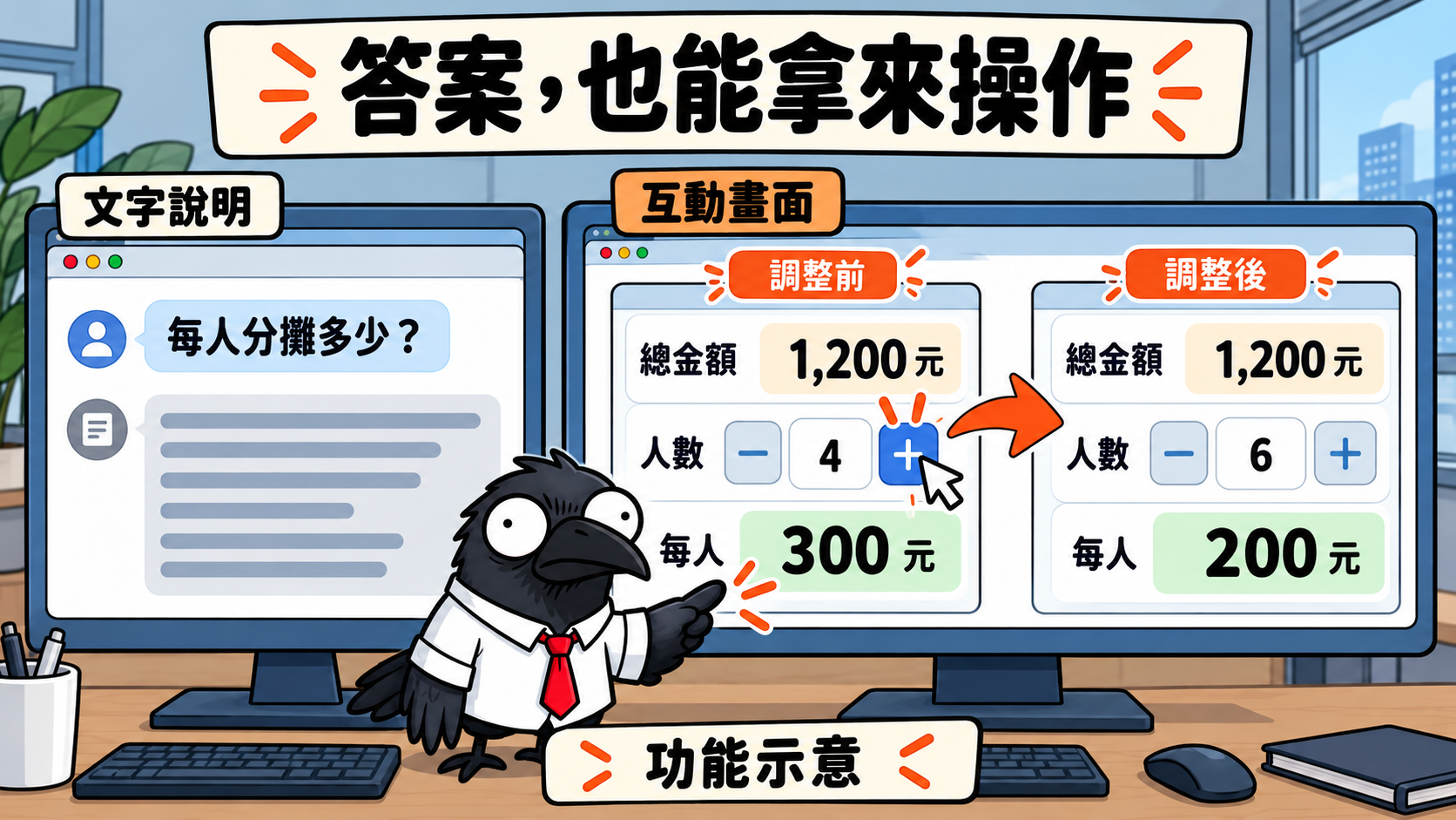 ChatGPT 的回答可以直接操作了：Intelligent UI 能做什麼，為什麼有時還是只有文字？